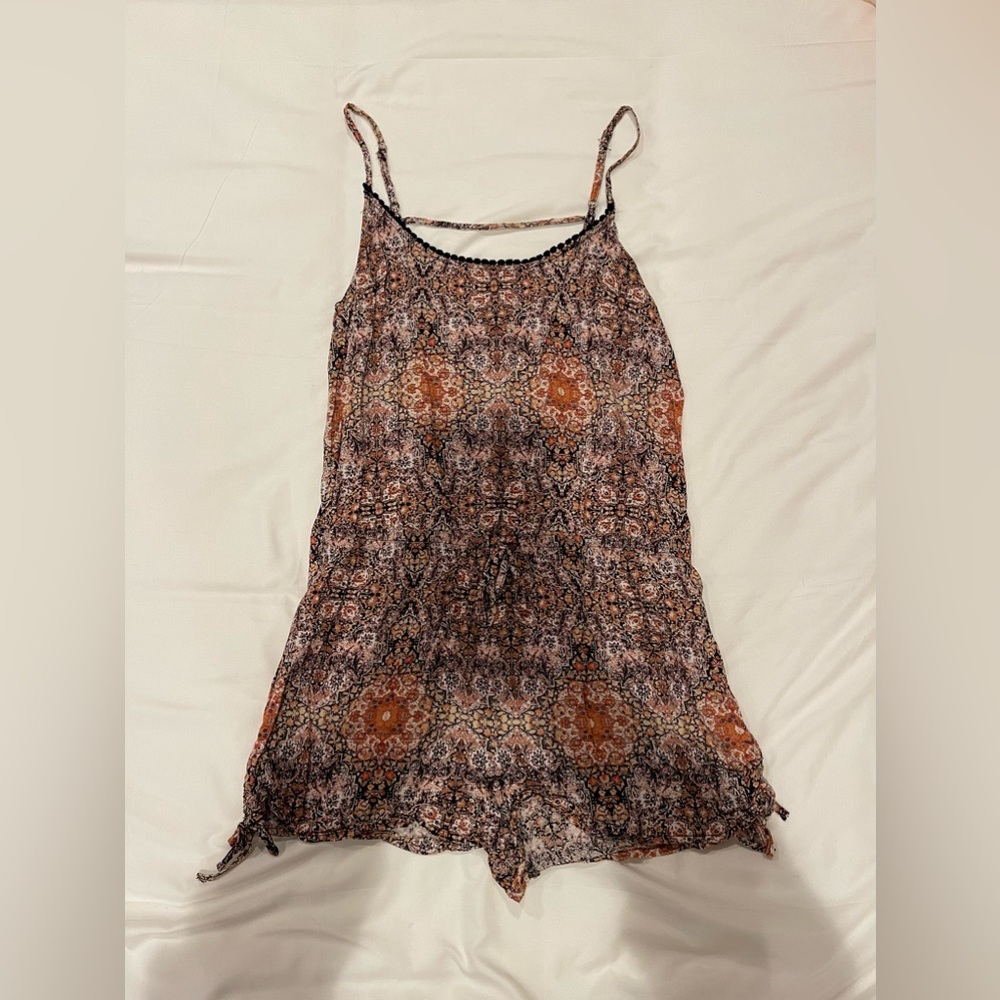Garage Boho Print Romper